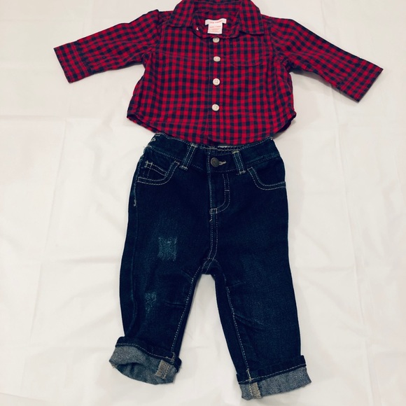 Joe Fresh Baby boy 2 piece outfit - Picture 1 of 7